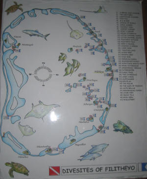 Tauchpl�tze im Nilandhe Atoll