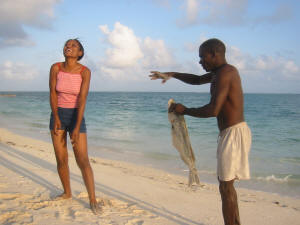 Millo wirbt bei Siti f�r seinen Fang