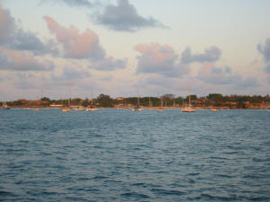 Yachthafen in der Bucht beim Slipway