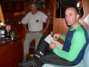 Notizen f�r den Reisebericht aufschreiben