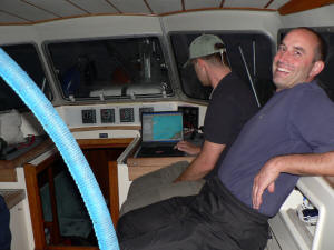 Auf der Nachtfahrt nach UK