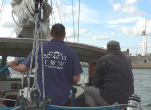Auf dem R�ckweg von Cowes nach Portsmouth