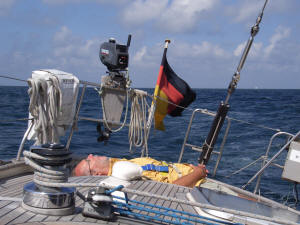 Martin auf dem Achterdeck