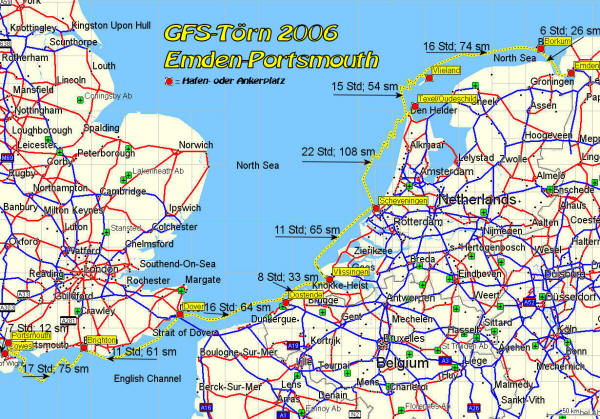 Die grafische Auswertung der GPS-Daten