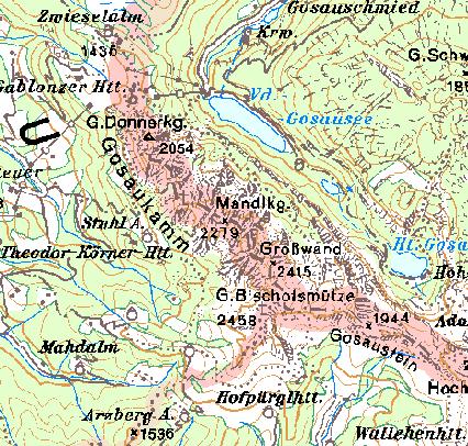 Gosausee - Gablonzer H�tte - Stuhlalm - Hofp�rgl H�tte - Gosausee